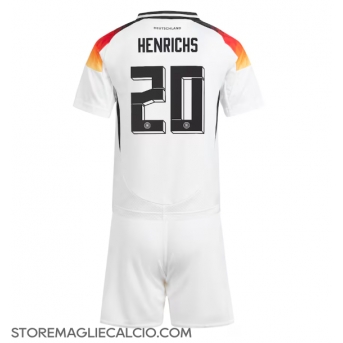Germania Benjamin Henrichs #20 Maglia Gara Casa Repliche Europei 2024 Bambino